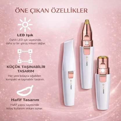 Lumira™ 2'si 1 Arada Yüz Tüy Epilatörü